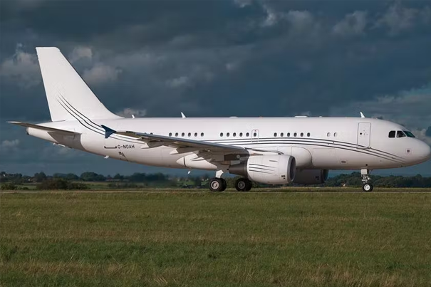 Airbus 319 Private jet hire