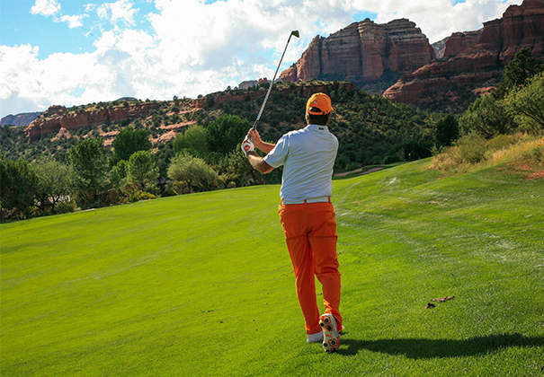 Golfing