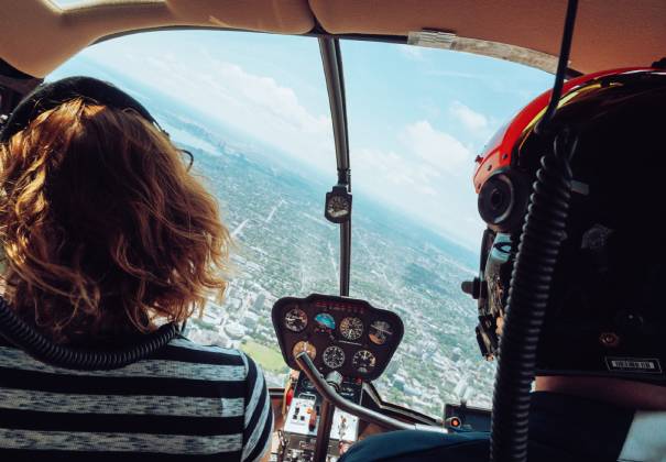 Heli tour of the Bay of Many Coves