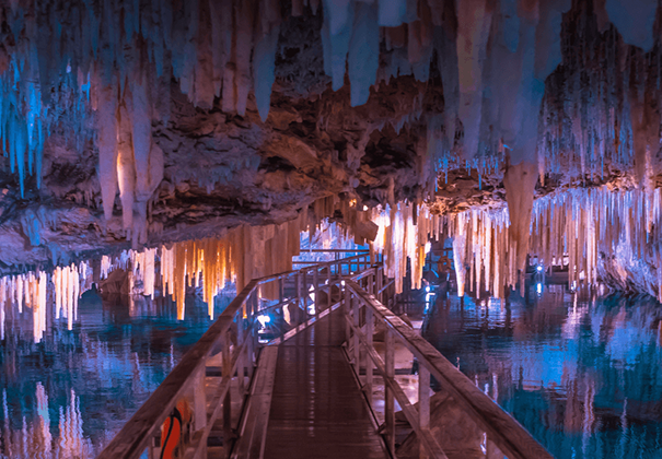 crystal fantasy caves Bermuda